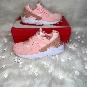 Nike Huarache Run SE Big Kids Shoes Storm Pink/Rust Pink/White 904538-604 7 M US
